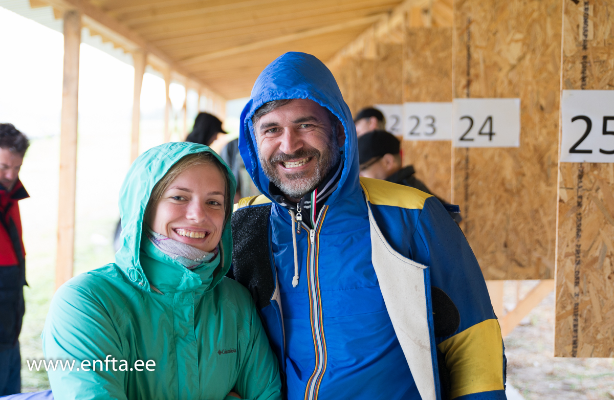 Anne-Gret Reinu and Roberto Menichelli